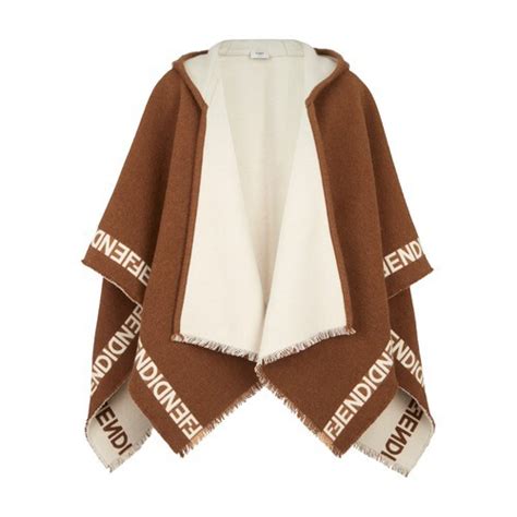 ladies fendi scarf|Fendi poncho women's.